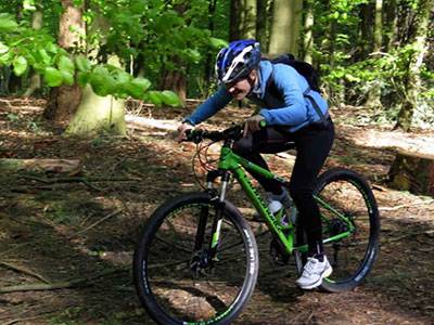 En dag på mountainbike